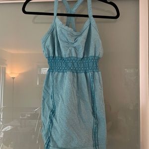 Athleta built in bra yoga practice racer back tank size XL